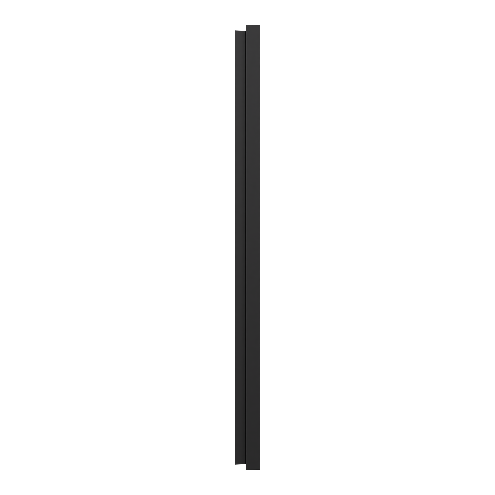 Odace plaque 3 postes 57mm noir